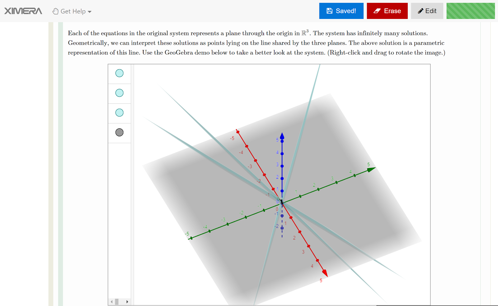 XIMERA screenshot of 3D vector model