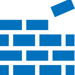 Image of a brick wall with one brick being added.