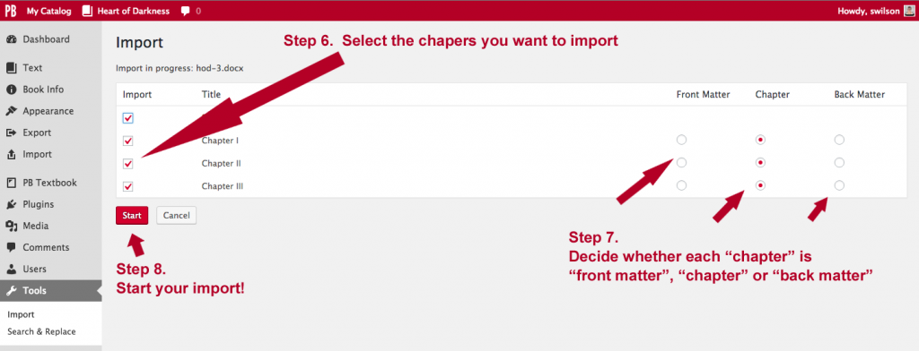 Steps 6, 7 & 8