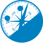 This pictures shows a compass to illustrate the topic in this module which is to provide an orientation to students in an online course