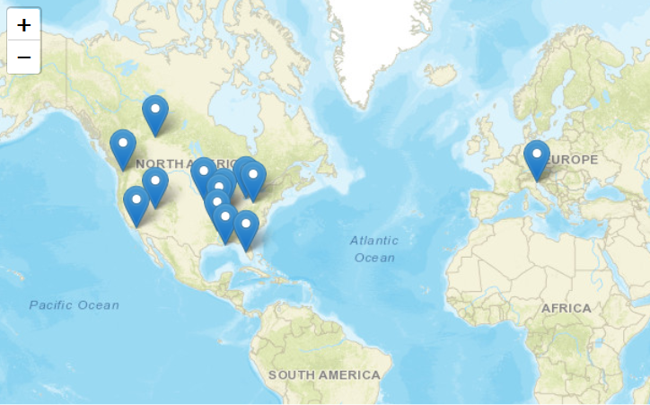 location of all the places called Venice in the whole world