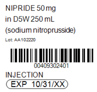 “Nipride Label" by Jody Myhre-Oeschle, Chippewa Valley Technical College, Open RN is licensed under CC BY 4.0 Photo showing closeup of nipride label