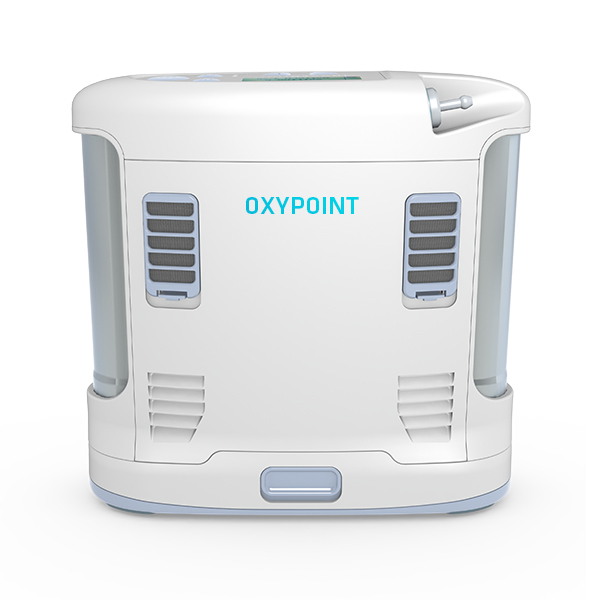 “Portable Oxygen Concentrator by Inogen.jpg” by Oxystore is licensed under CC BY-SA 4.0 Photo of another portable oxygen concentrator device