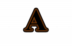 Letter "A"