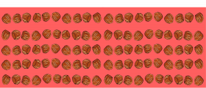 There are one hundred chestnuts.