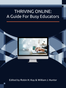 Thriving Online: A Guide for Busy Educators book cover