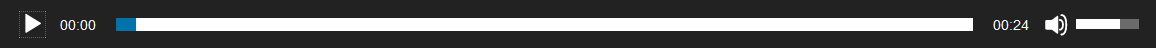 Audio player bar