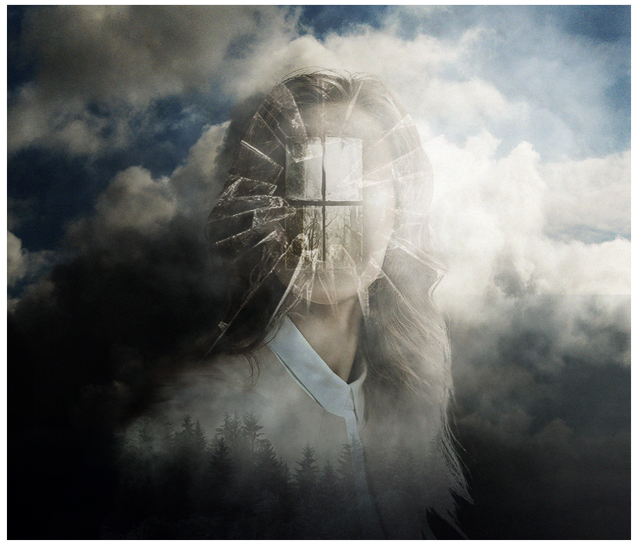 “Agoraphobia” by Ali Emad is licensed under CC BY-NC-ND 4.0 Image of an artistic interpretation of agoraphobia