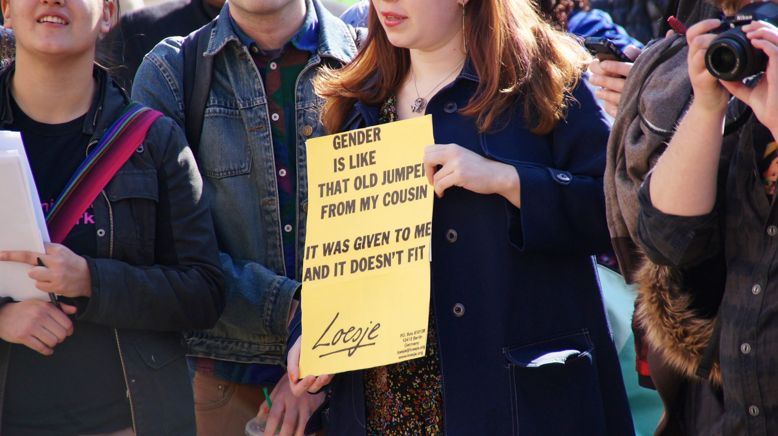 ”2013_Rally_for_Transgender_Equality_21175.jpg” by Ted Eytan is licensed under CC BY-SA 2.0 Photo showing participants in a Transgender Equality Rally