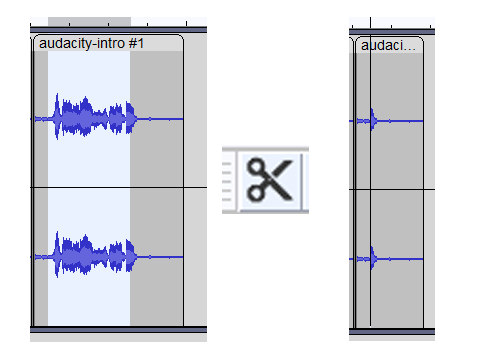 Cutting an audio clip