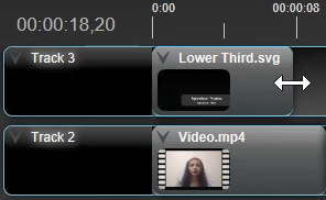 Adding Lower Third to Track, OpenShot