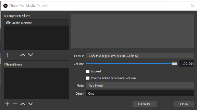 Media source filters