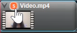 Select the button in front of the Track name, to see properties
