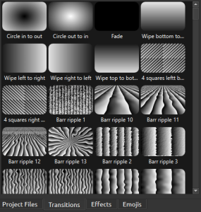 Available Transitions