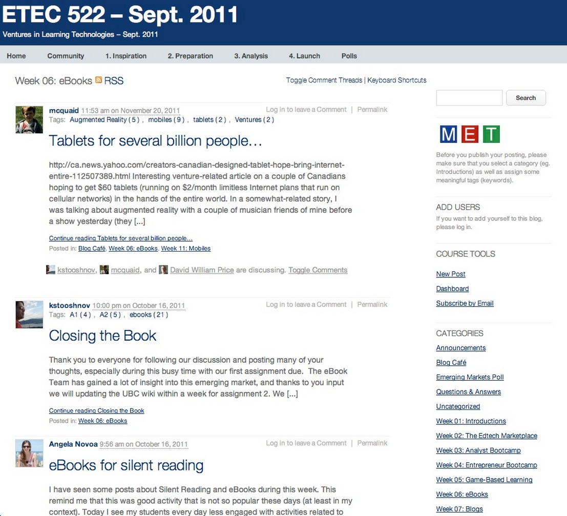 Figure 11.9.5 The University of British Columbia's ETEC 522